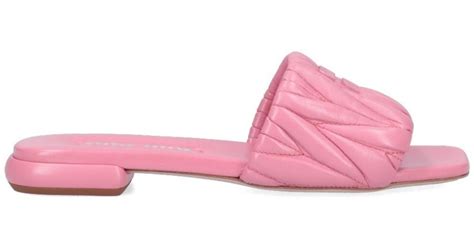 miu miu slides replica|genuine miu michu shoes.